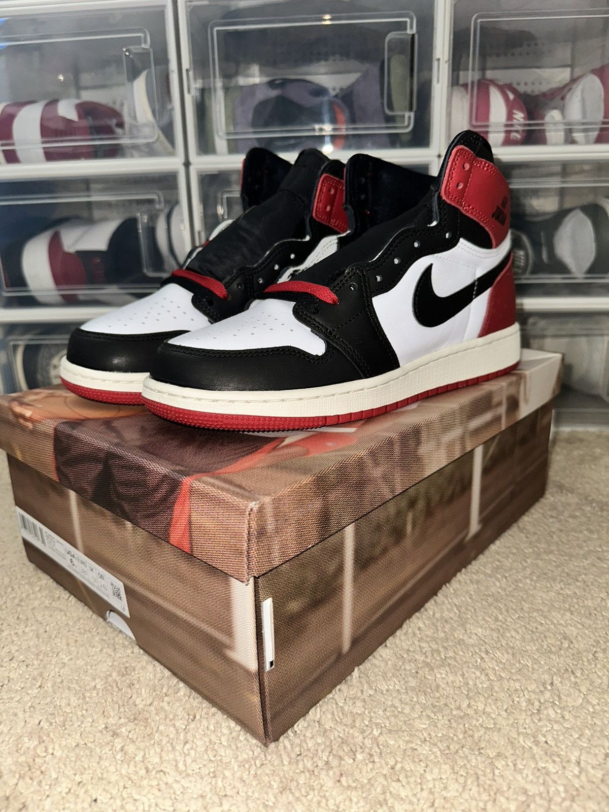 Jordan Brand Air Jordan 1 ‘Black Toe Reimagined’ Size US 6 / EU 39 - 2 Thumbnail