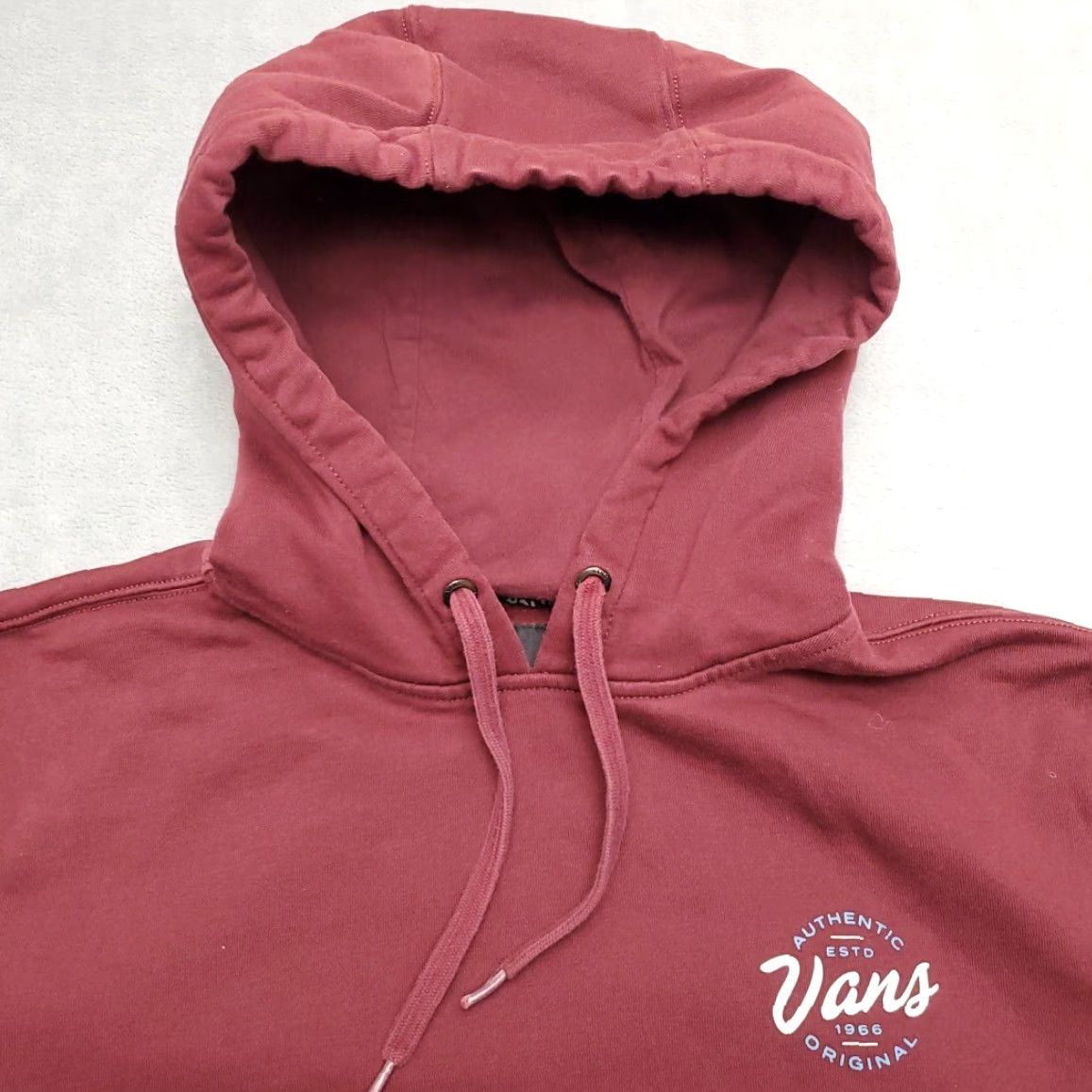 Vans Vans Hoodie Mens Small Maroon Hooded Pullover Skate Snow Board Fleece Casual Size US S / EU 44-46 / 1 - 3 Thumbnail