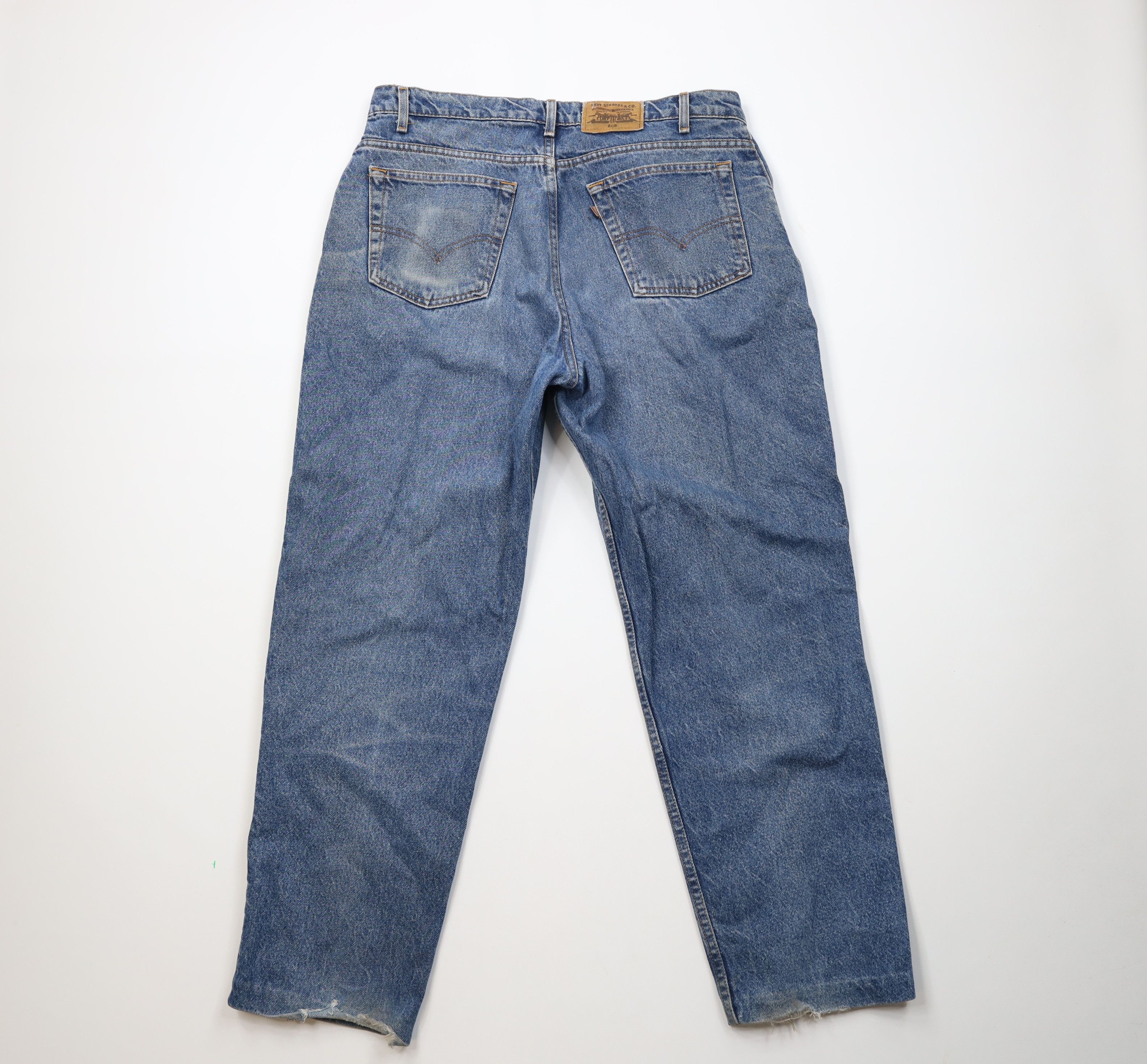Levi's Vintage 90s Levis 545 Loose Fit Denim Jeans Blue Cotton USA Size US 36 / EU 52 - 11 Thumbnail