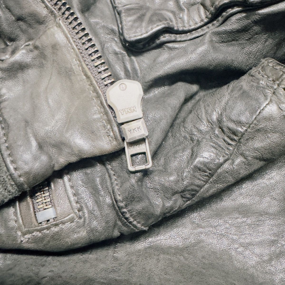 Elwood Elwood Biker Leather Vest Cargo Size M / US 6-8 / IT 42-44 - 12 Thumbnail