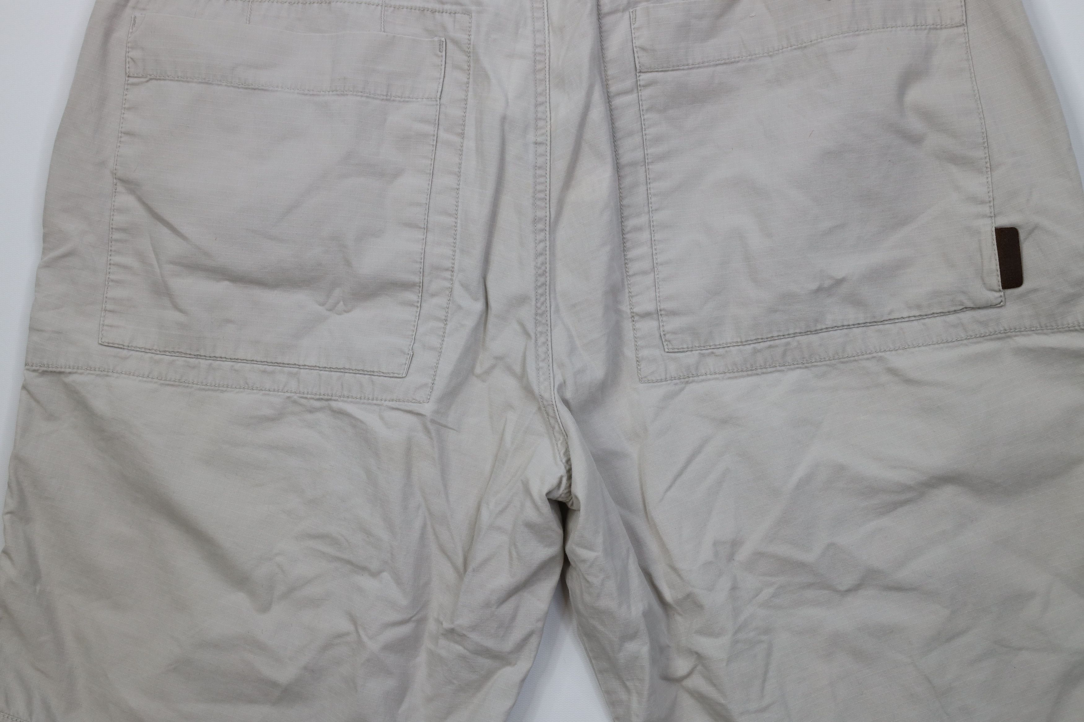 Ecko Unltd. Vintage 90s Y2K Ecko Baggy Ripstop Cargo Shorts Beige Cotton Size US 38 / EU 54 - 13 Thumbnail