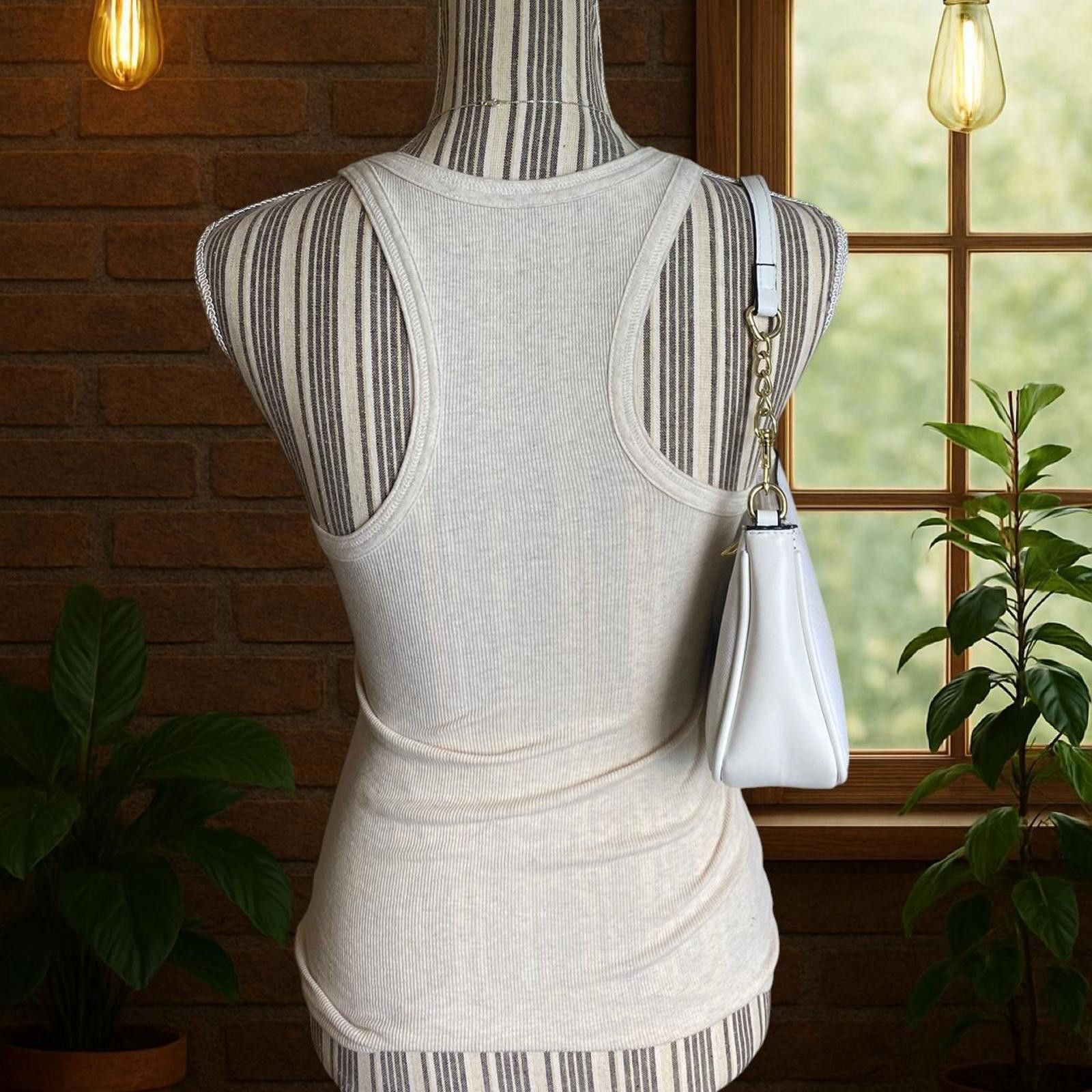 Other Cream and white vintage aerie tank top Size S / US 4 / IT 40 - 3 Thumbnail