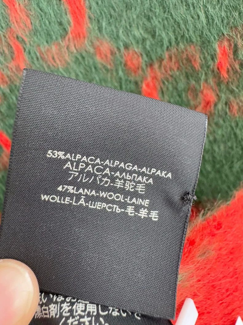 Gucci Gucci Alpaca wool scarf 2502-Nextarrow Size ONE SIZE - 5 Thumbnail