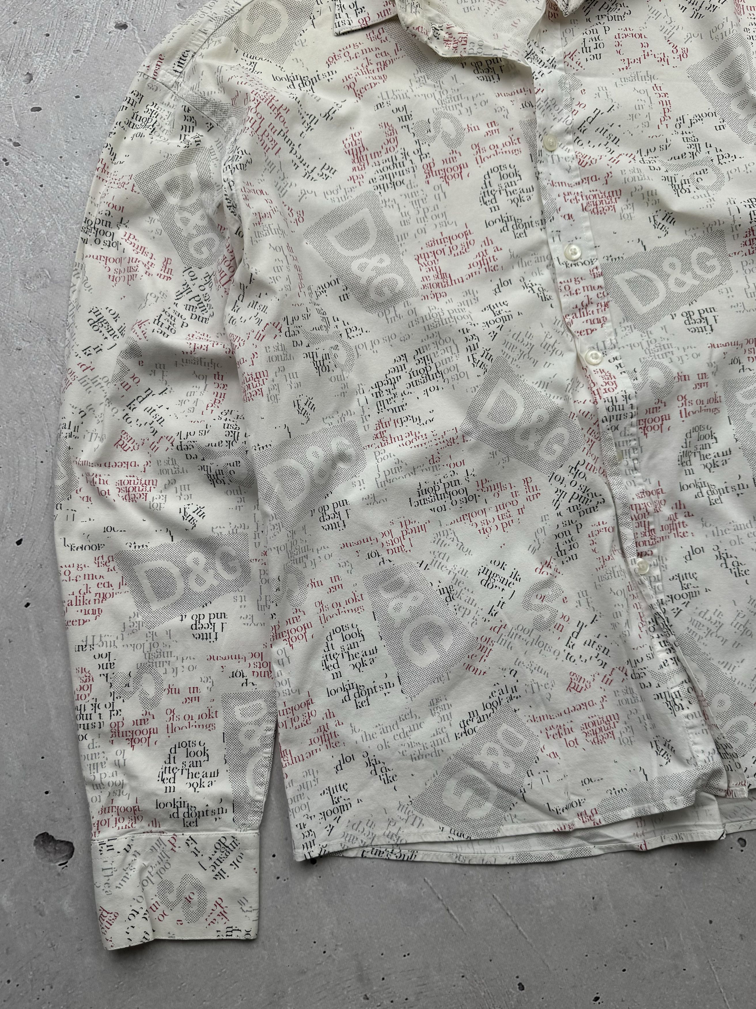 Dolce & Gabbana × Vintage Dolce & Gabbana Vintage Monogram Shirt Size US M / EU 48-50 / 2 - 2 Thumbnail
