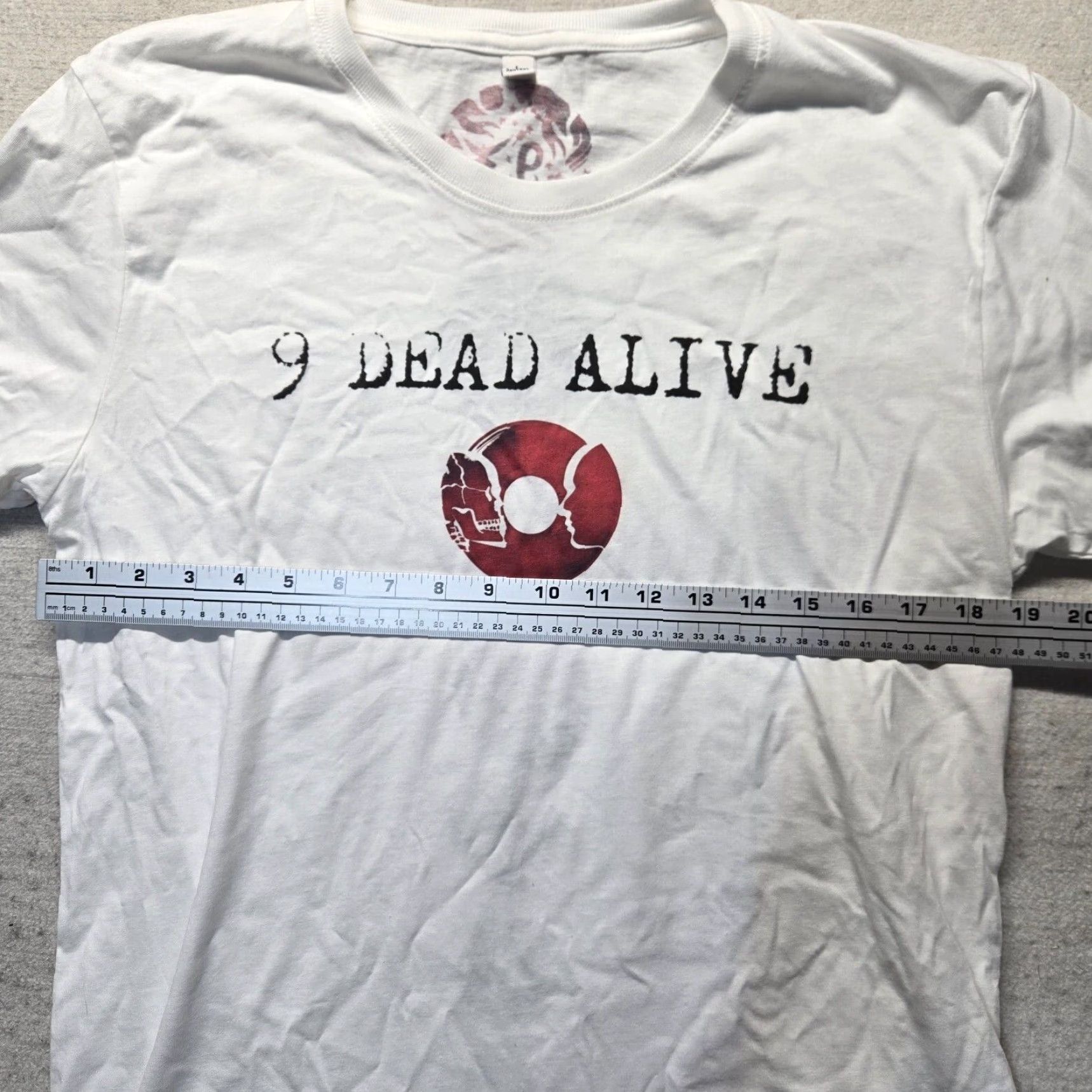 Vintage VINTAGE Earth Positive Concert Tour 9 Dead Alive Unisex Adult T-Shirt Short Sleeve White 90s Music Memorabilia Medium Size US M / EU 48-50 / 2 - 3 Thumbnail
