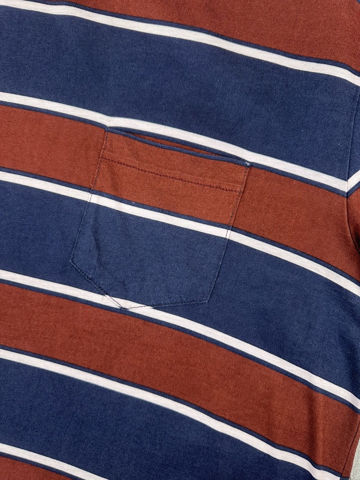 AMI Women’s Ami Luxury Striped Small Logo T-Shirt Size L / US 10 / IT 46 - 9 Thumbnail