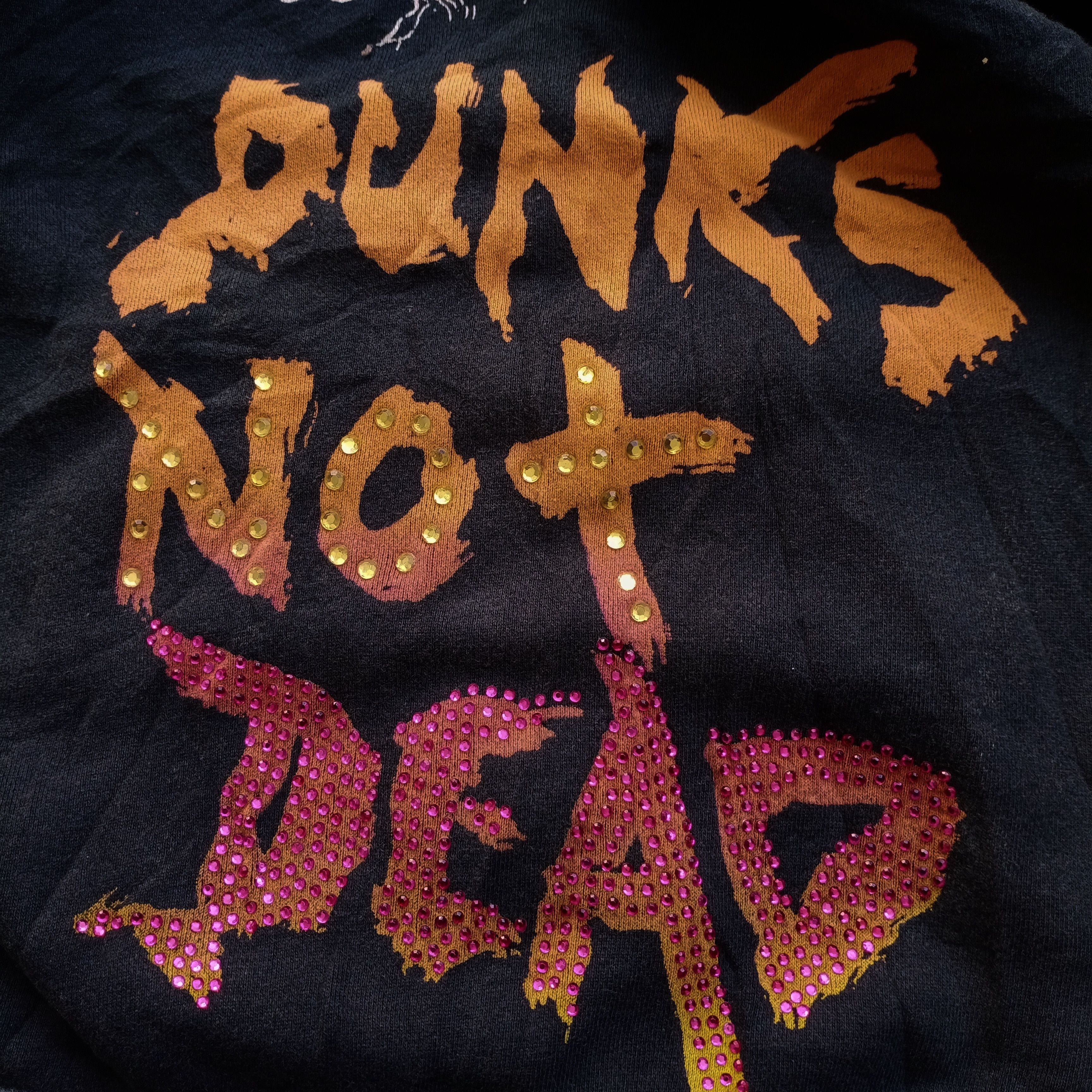 Christian Audigier Rare Vintage Ed Hardy Punks Not Dead Destroy Hoodie Size US S / EU 44-46 / 1 - 13 Thumbnail
