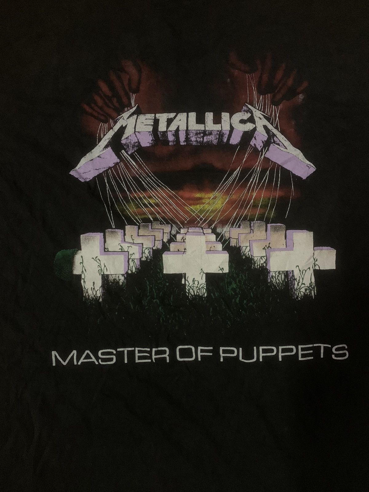 Band Tees Metallica Master Of Puppets Bootleg Promo Tee Size US XL / EU 56 / 4 - 3 Thumbnail