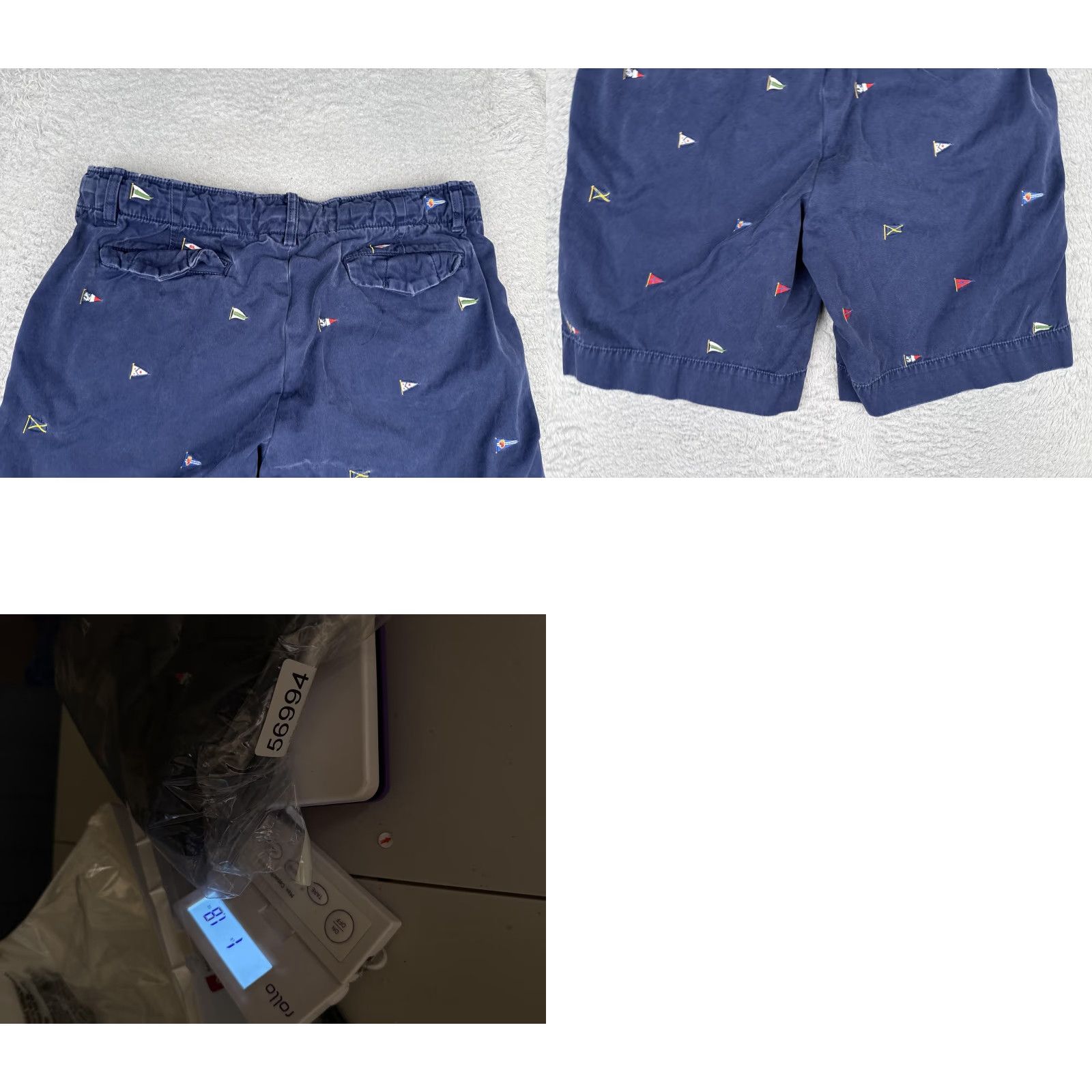 Polo Ralph Lauren Polo Ralph Lauren Shorts Men 33 Blue Chino Nautical Flags 10 Inseam Casual Beach Size US XS / EU 42 / 0 - 10 Thumbnail