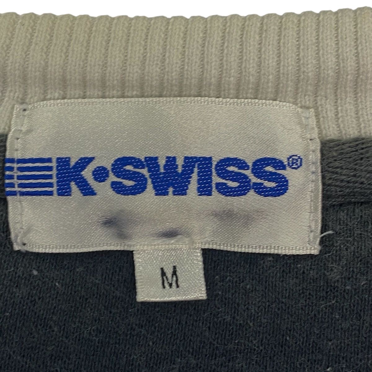 Vintage Vintage K-Swiss Sweatshirt Crewneck Big Logo Black Size M Size US M / EU 48-50 / 2 - 6 Thumbnail