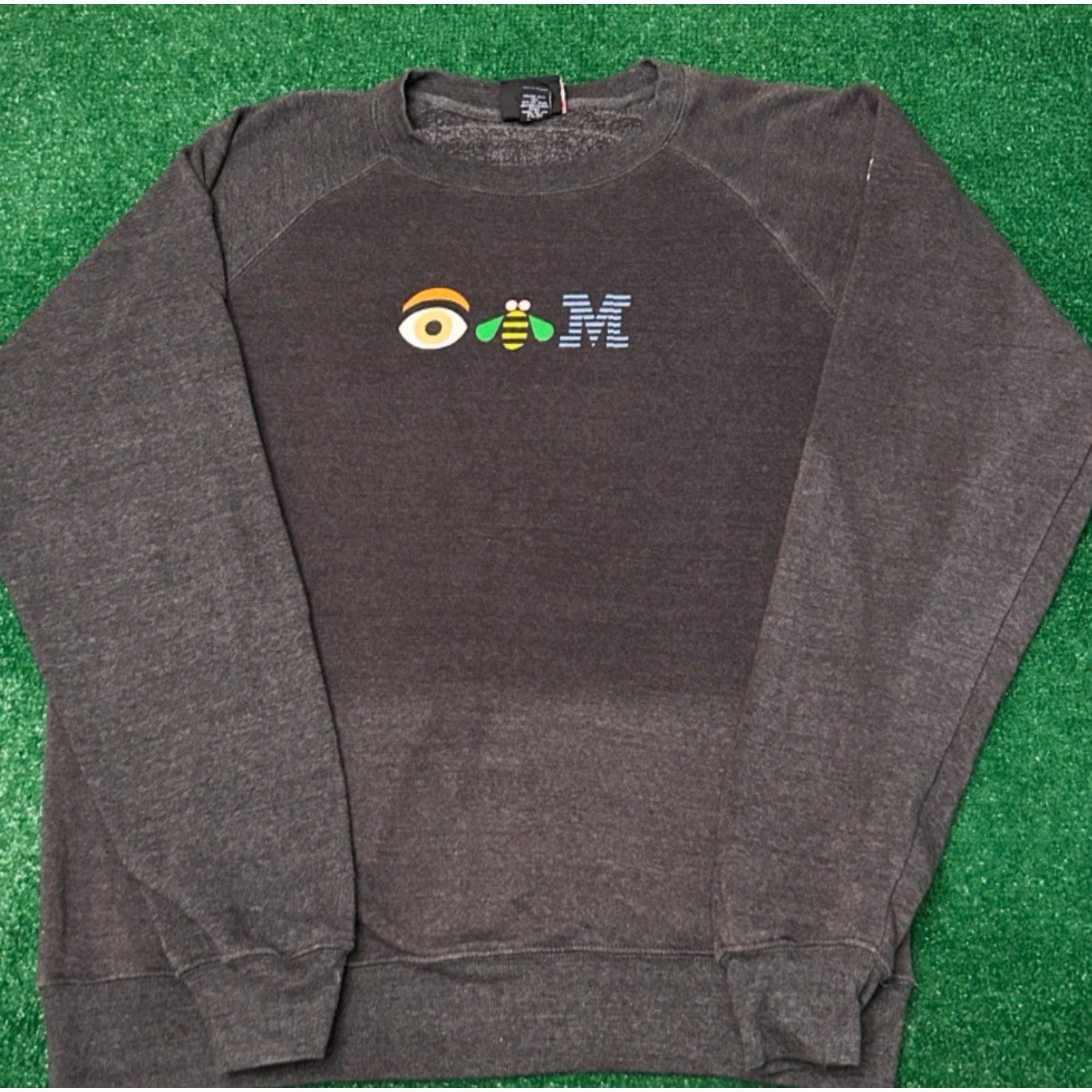 Logo 7 VINTAGE IBM Technology Logo VTG Crewneck Sweater Mens 2XL Gray 90s Tech Hip Hop USA Long Sleeve Pullover Size US XXL / EU 58 / 5 - 3 Thumbnail