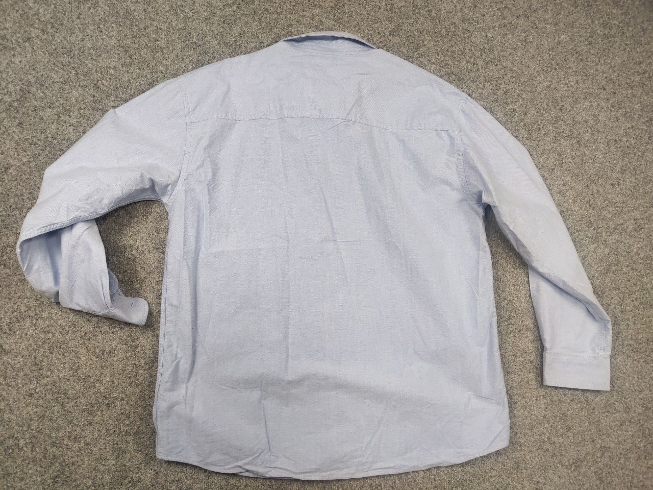 Japanese Brand QR. Design Casual blue Japan style Long sleeve button Shirt Size US L / EU 52-54 / 3 - 7 Thumbnail
