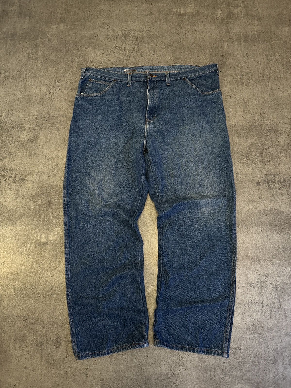Dickies × Vintage Dickies Baggy Jeans Denim Blue Workwear Logo Wide Leg rap Size US 44 / EU 60 - 5 Thumbnail