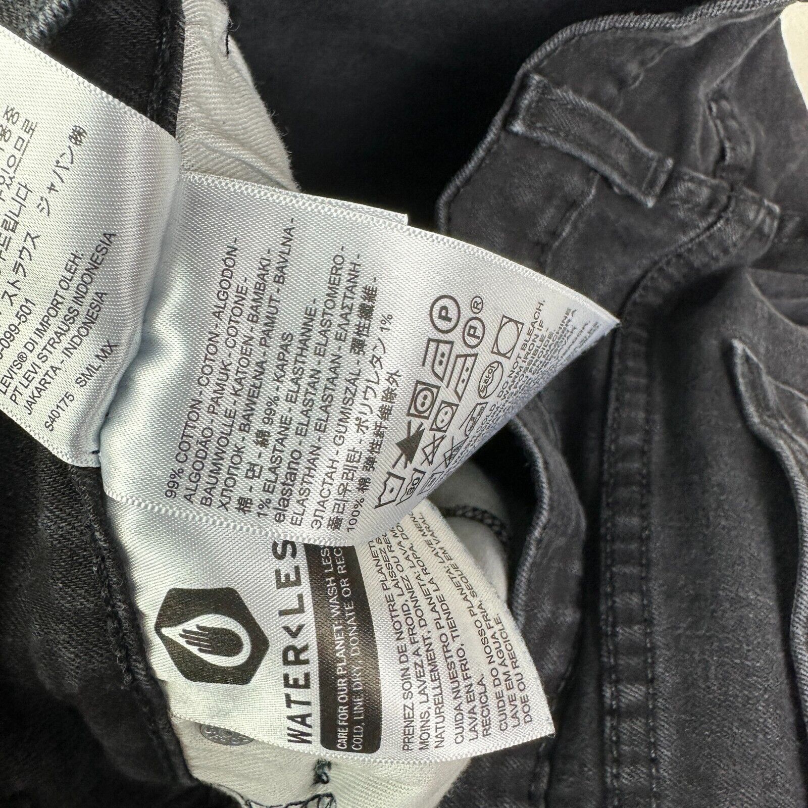 Levi's Levis 505 Regular Fit Straight Leg Jeans *Missing Button* Size US 30 / EU 46 - 8 Thumbnail