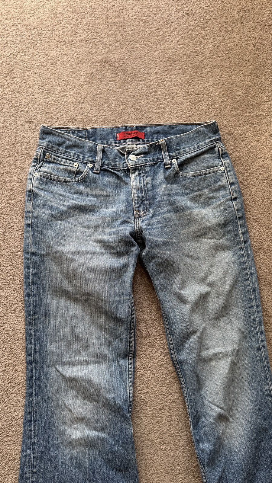 Levi's Vintage Clothing Flared Cowboy Levis Faded Jeans Y2K Mudwash LGB if6was9 ysl Size US 32 / EU 48 - 2 Thumbnail