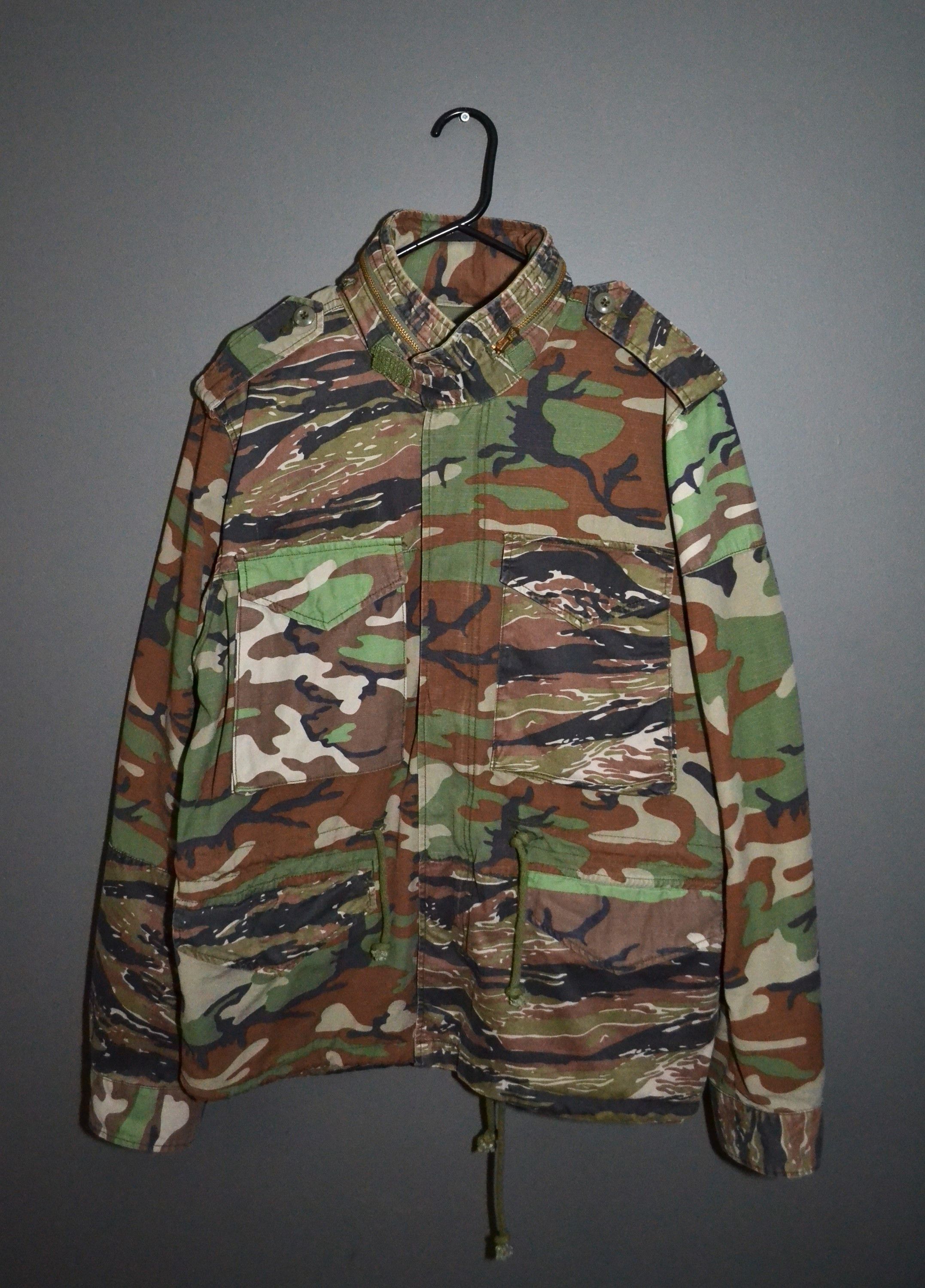 Denim & Supply Ralph Lauren × Ralph Lauren Ralph Lauren Denim and Supply Patchwork M65 Field Jacket RRL Size US M / EU 48-50 / 2 - 9 Thumbnail