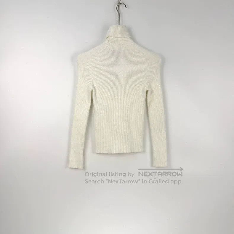 Chanel Chanel White three-dimensional logo elastic high-neck swea Size XS / US 0-2 / IT 36-38 - 4 Thumbnail