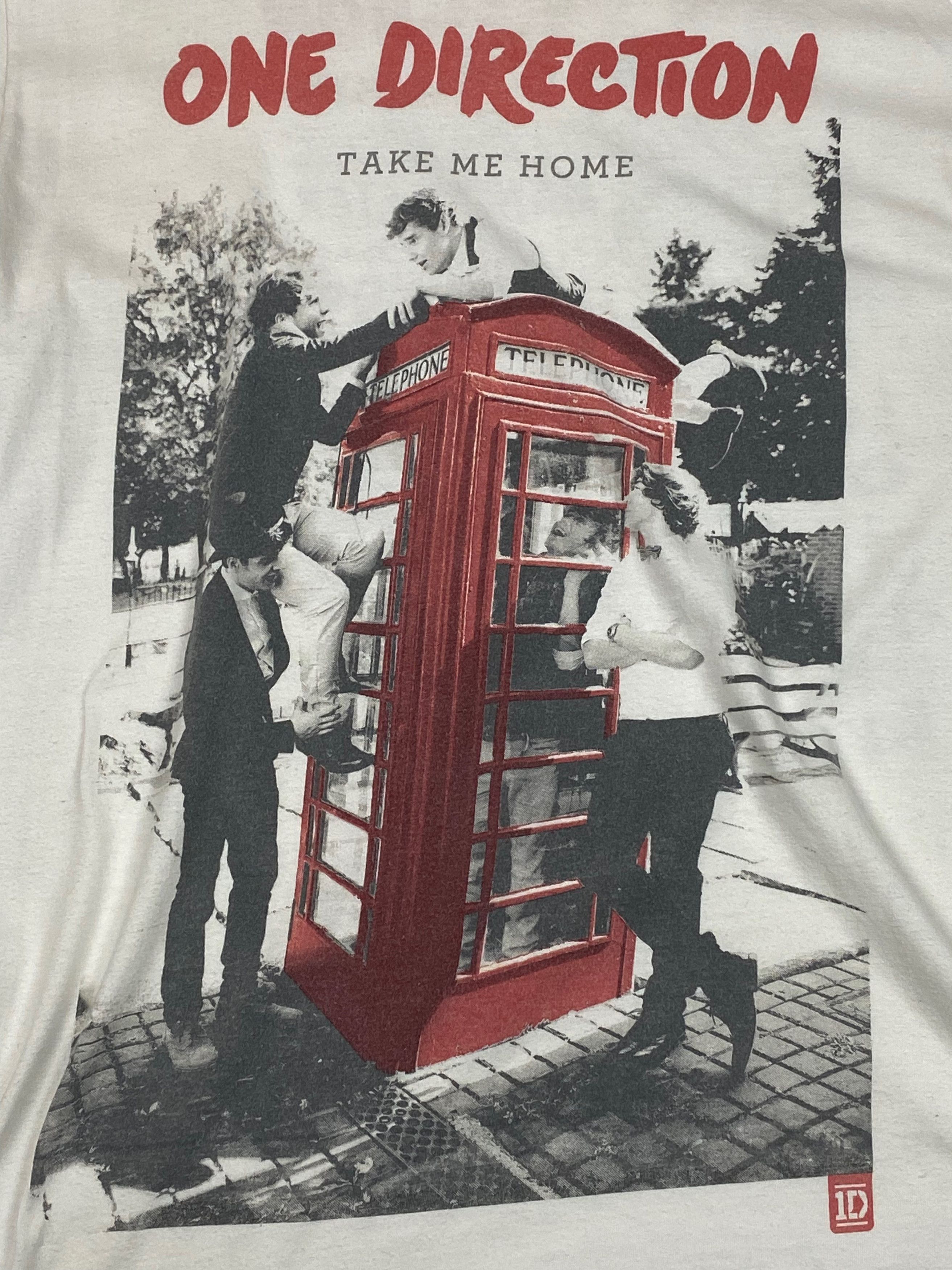 Band Tees × Vintage 2013 Vintage ONE DIRECTION Take Me Home Tour T-Shirt M722 Size US S / EU 44-46 / 1 - 4 Thumbnail