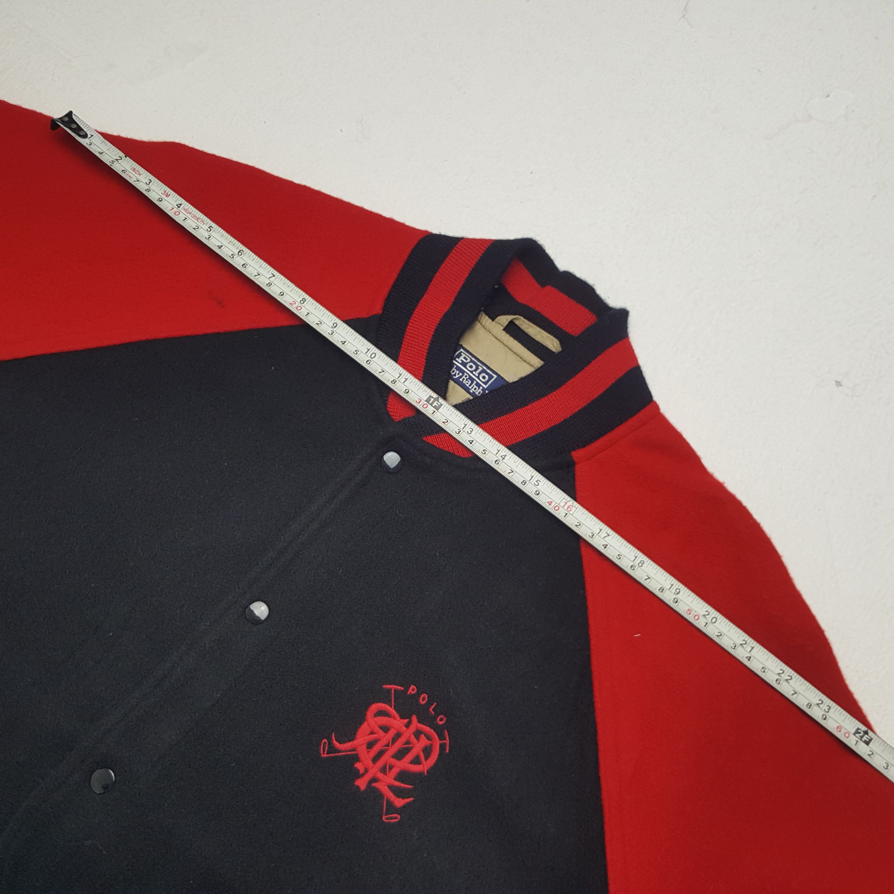Polo Ralph Lauren × Vintage Vintage Polo Ralph Lauren Varsity Jacket Size US L / EU 52-54 / 3 - 5 Thumbnail