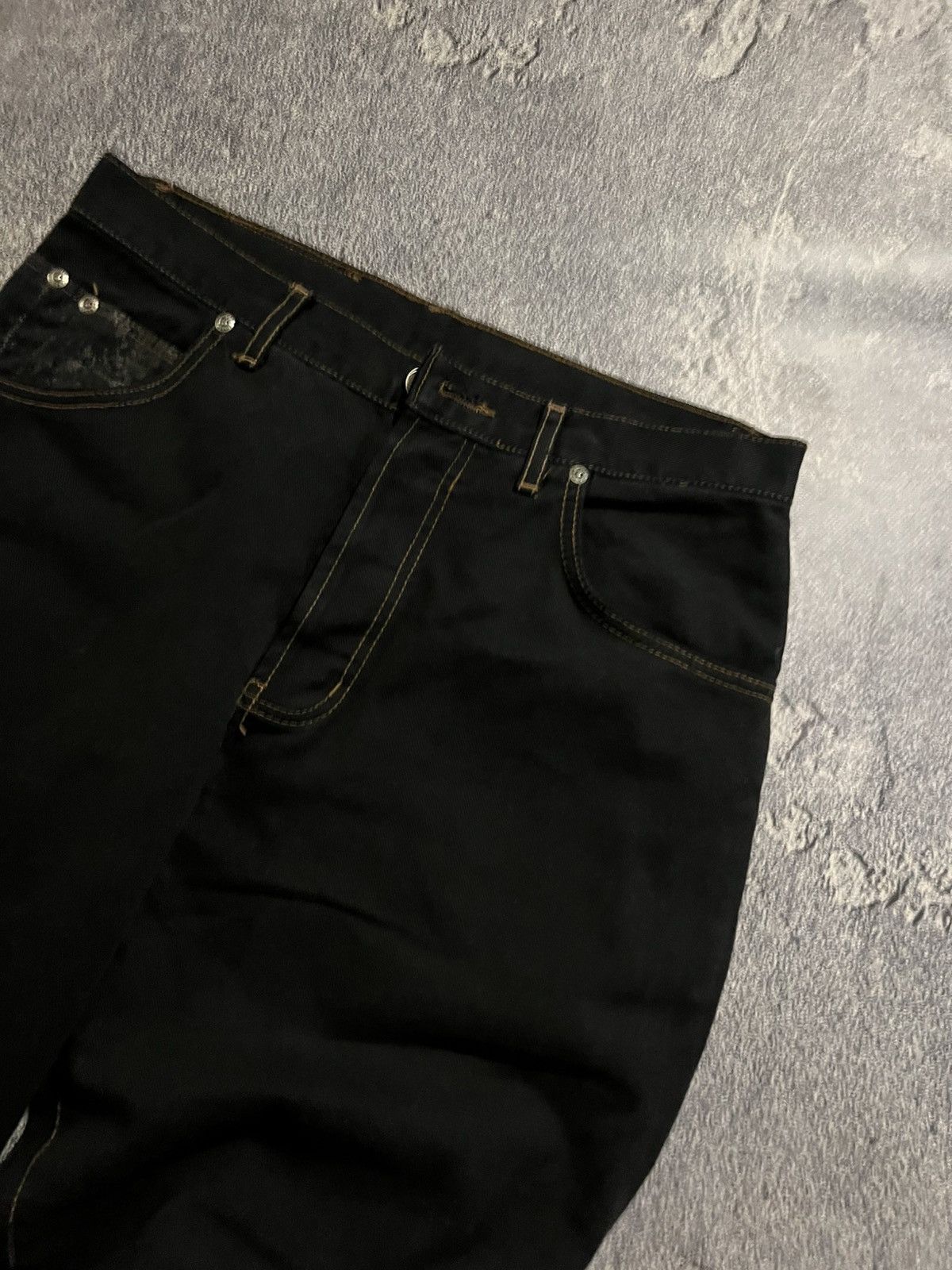 Japanese Brand Hysteric Glamour Style / Sexy Destroyed Baggy Y2K / Vintage Size US 32 / EU 48 - 3 Thumbnail