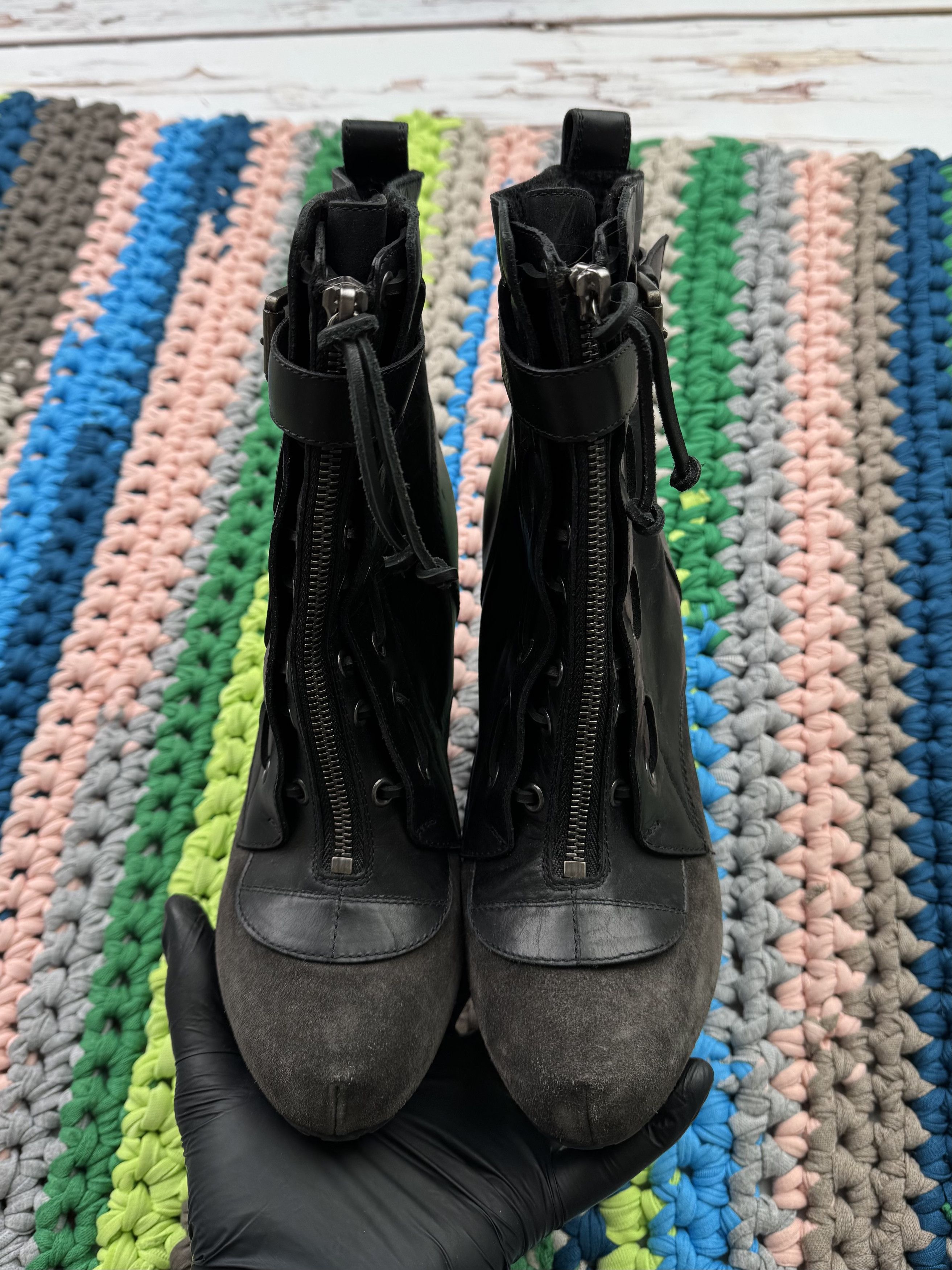 Dsquared2 Dsquared2 Vintage Leather Heels (D10)(V51) Size US 9 / IT 39 - 6 Thumbnail