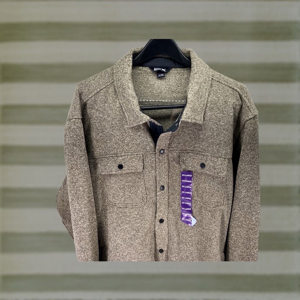 Eddie Bauer VINTAGE Eddie Bauer Fleece Shirt Jacket Men 2XL Brown Snap Long Sleeve NWT Shacket Shirt Jacket Mens Brown 2XL Size US XXL / EU 58 / 5 - 1 Thumbnail