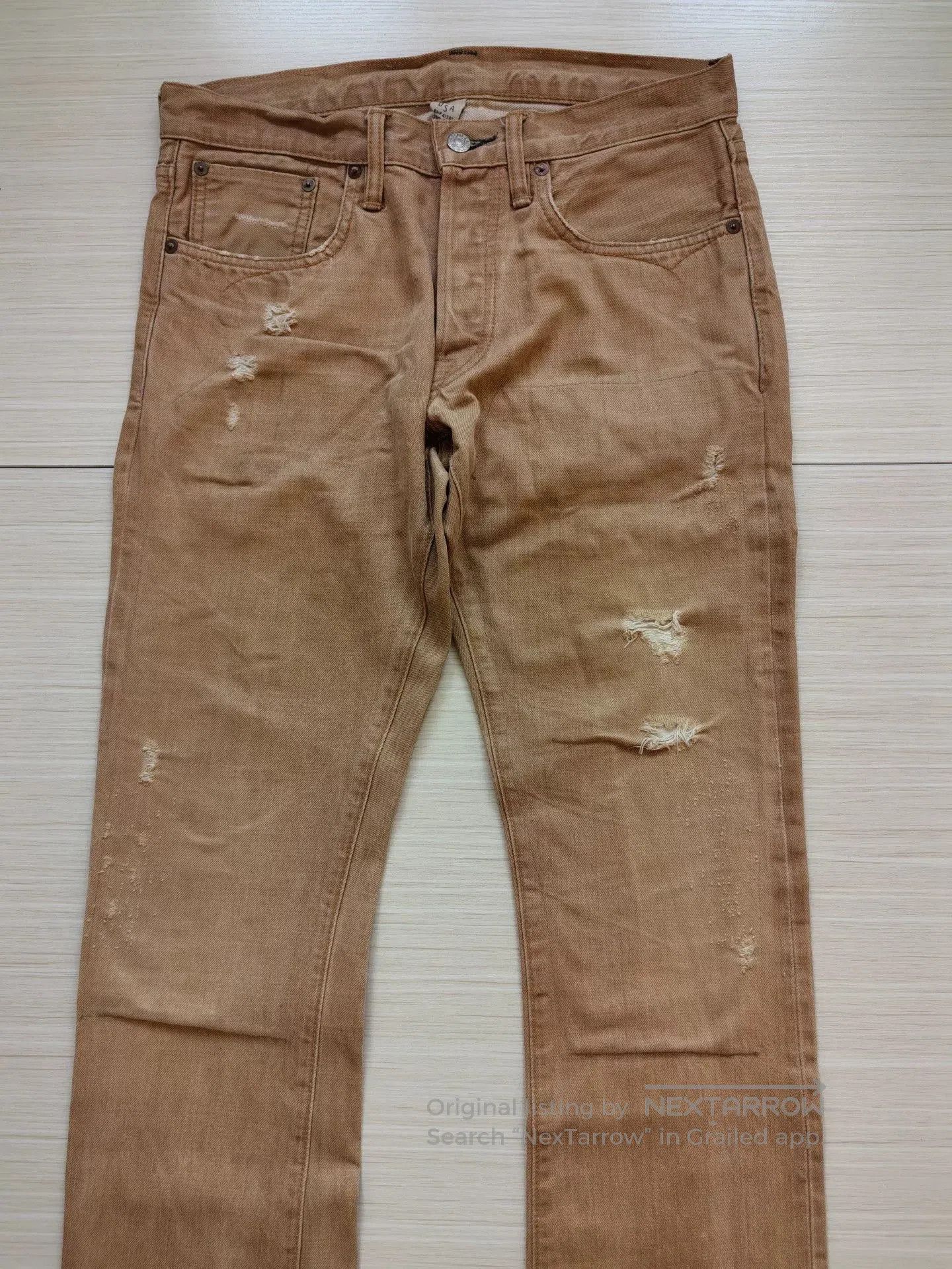 RRL Ralph Lauren RRL Vintage Denim Trouser Boots Pants. Size US 30 / EU 46 - 3 Thumbnail
