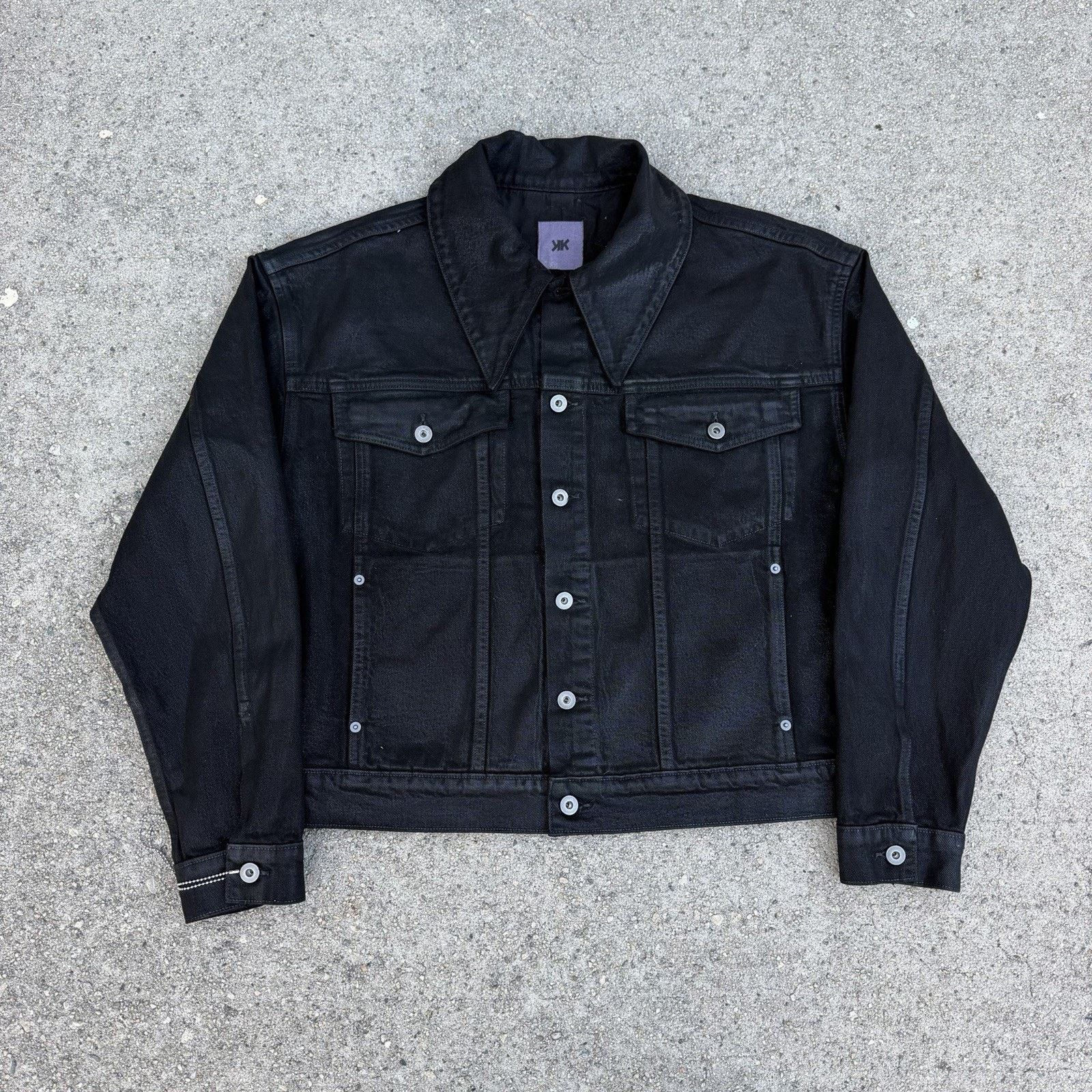 K-Two Studios ktwo waxed denim jacket | Grailed