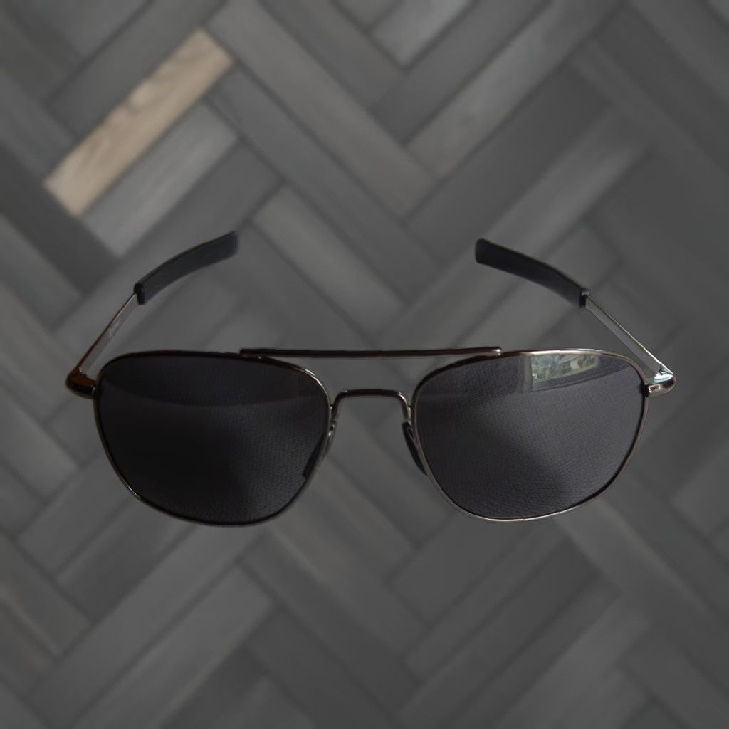 Vintage VINTAGE Sungait Aviator Sunglasses Men Silver 54mm 18mm 145mm Size ONE SIZE - 1 Thumbnail