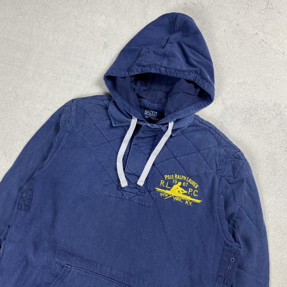 Polo Ralph Lauren Vintage Polo Ralph Lauren Embroidered Logo Rugby Hoodie Size US XS / EU 42 / 0 - 2 Thumbnail