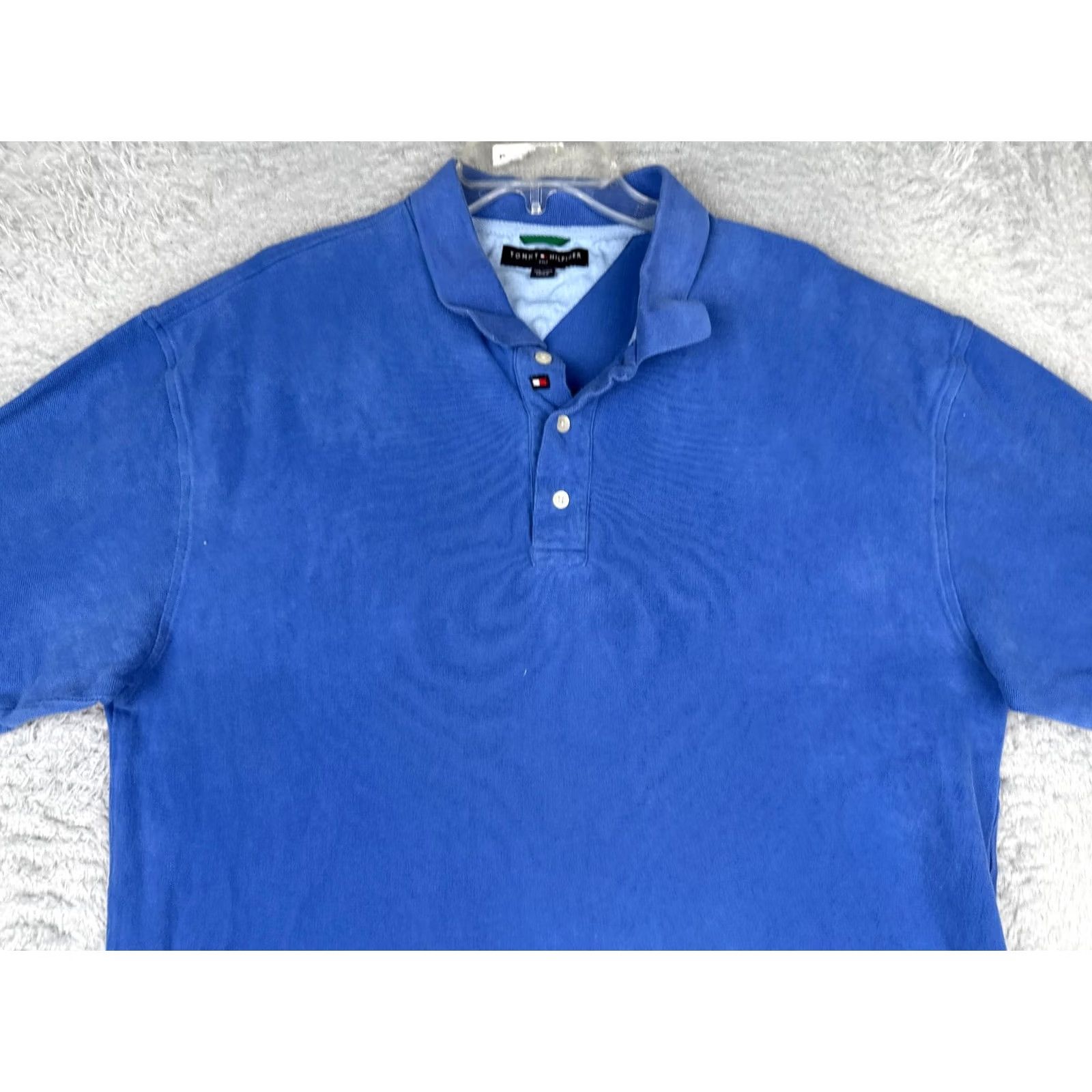 Tommy Hilfiger Tommy Hilfiger Polo Shirt Men 2XL 100% Cotton Short Sleeve Blue Classic Polo Shirt 2XL Mens Size US XXL / EU 58 / 5 - 4 Thumbnail