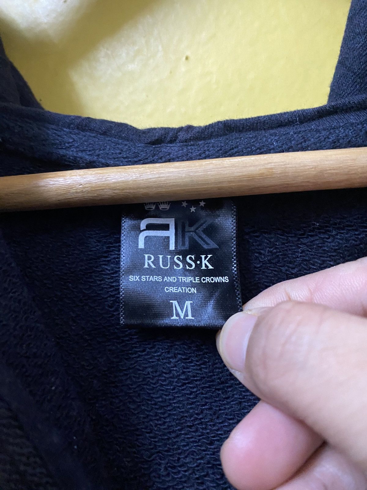 The Unbranded Brand Russk Hoodie Zipper Black Colour Size US M / EU 48-50 / 2 - 9 Thumbnail