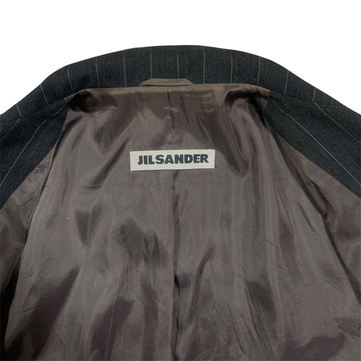 Jil Sander Vtg Jil Sander Pinstripe Double Breast Wool Blazer Size XS / US 0-2 / IT 36-38 - 6 Thumbnail