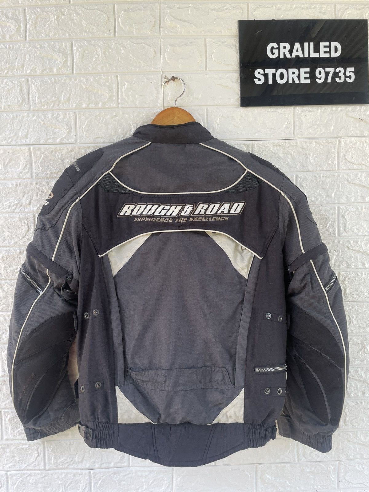 Japanese Brand × Vintage Vintage Rough&Road Motorcycle Jacket Size US M / EU 48-50 / 2 - 2 Thumbnail