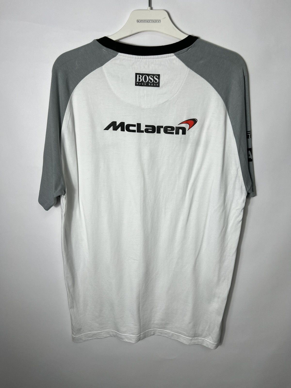 Mercedes-Benz Vintage streetwear Hugo Boss Mercedes Benz McLaren T-shirt Size US XL / EU 56 / 4 - 6 Thumbnail