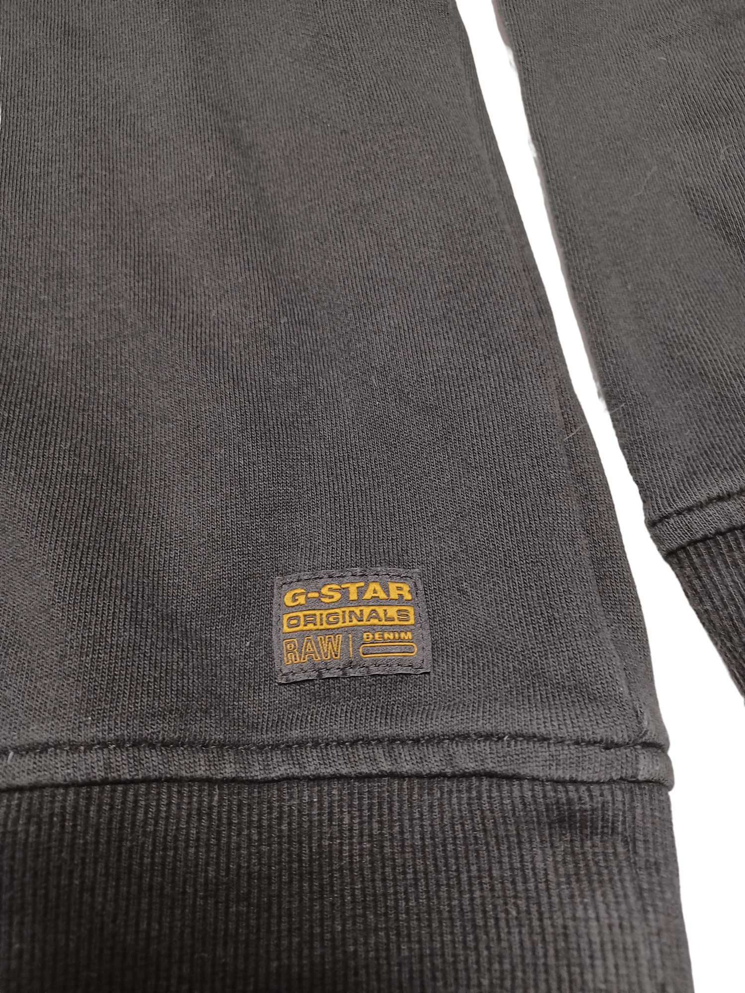 G-Star G STAR RAW BIGLOGO BLACK SWEATSHIRT JAPANESE DESIGNER Size US M / EU 48-50 / 2 - 3 Thumbnail