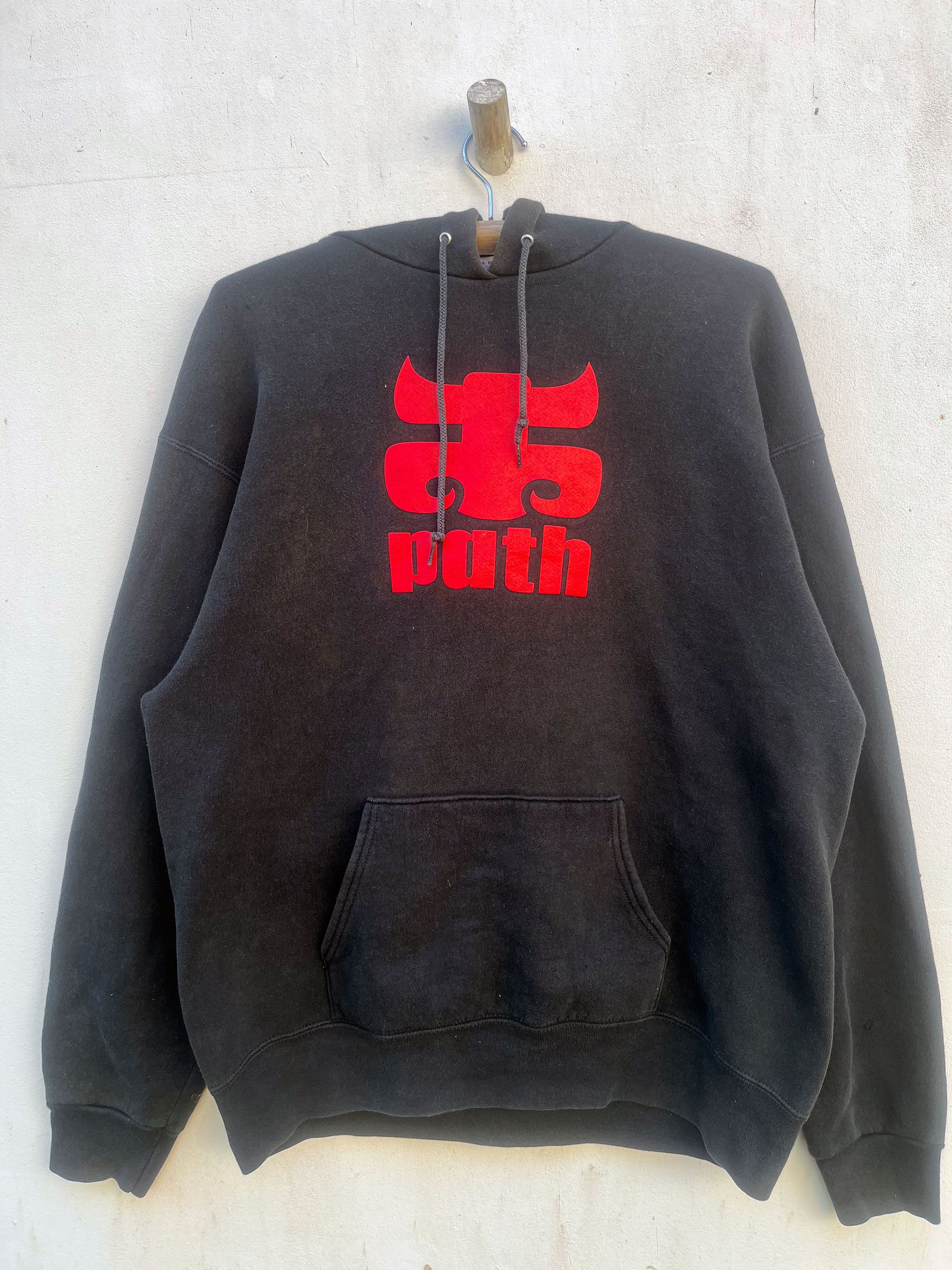 IPATH Vintage Path 90s Skateboarding Sk8 Skate Hooded Warm Shirt Size US XL / EU 56 / 4 - 1 Thumbnail