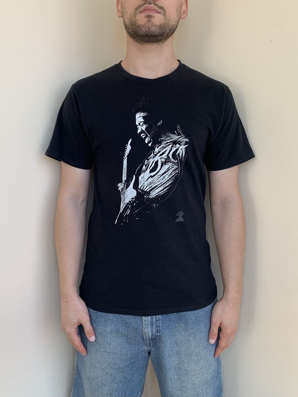 Jimi Hendrix Jimi Hendrix Graphic Print T-Shirt 2000s Vintage Rock Band Size US M / EU 48-50 / 2 - 3 Thumbnail