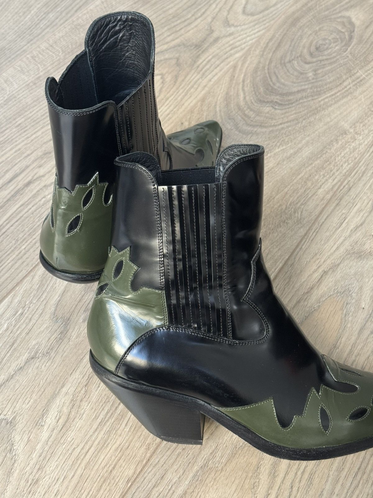 Enfants Riches Deprimes FW20 Midnight Cowboy Western Leather Boots Size US 7.5 / EU 40-41 - 7 Thumbnail