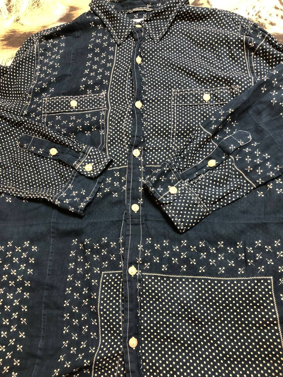 Denim & Supply Ralph Lauren Vintage 1990s Polo Ralph Lauren Floral Caldwell Button Up Size US L / EU 52-54 / 3 - 11 Thumbnail