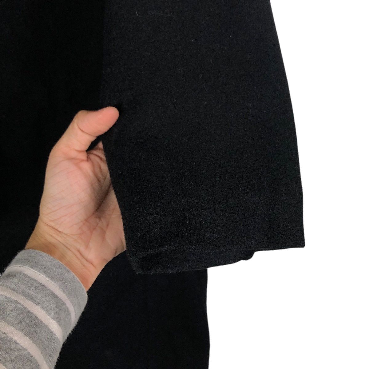 Lemaire 🔥Rich Black Long Fly Jacket Double Breast Uniqlo Lemaire Size US S / EU 44-46 / 1 - 15 Thumbnail