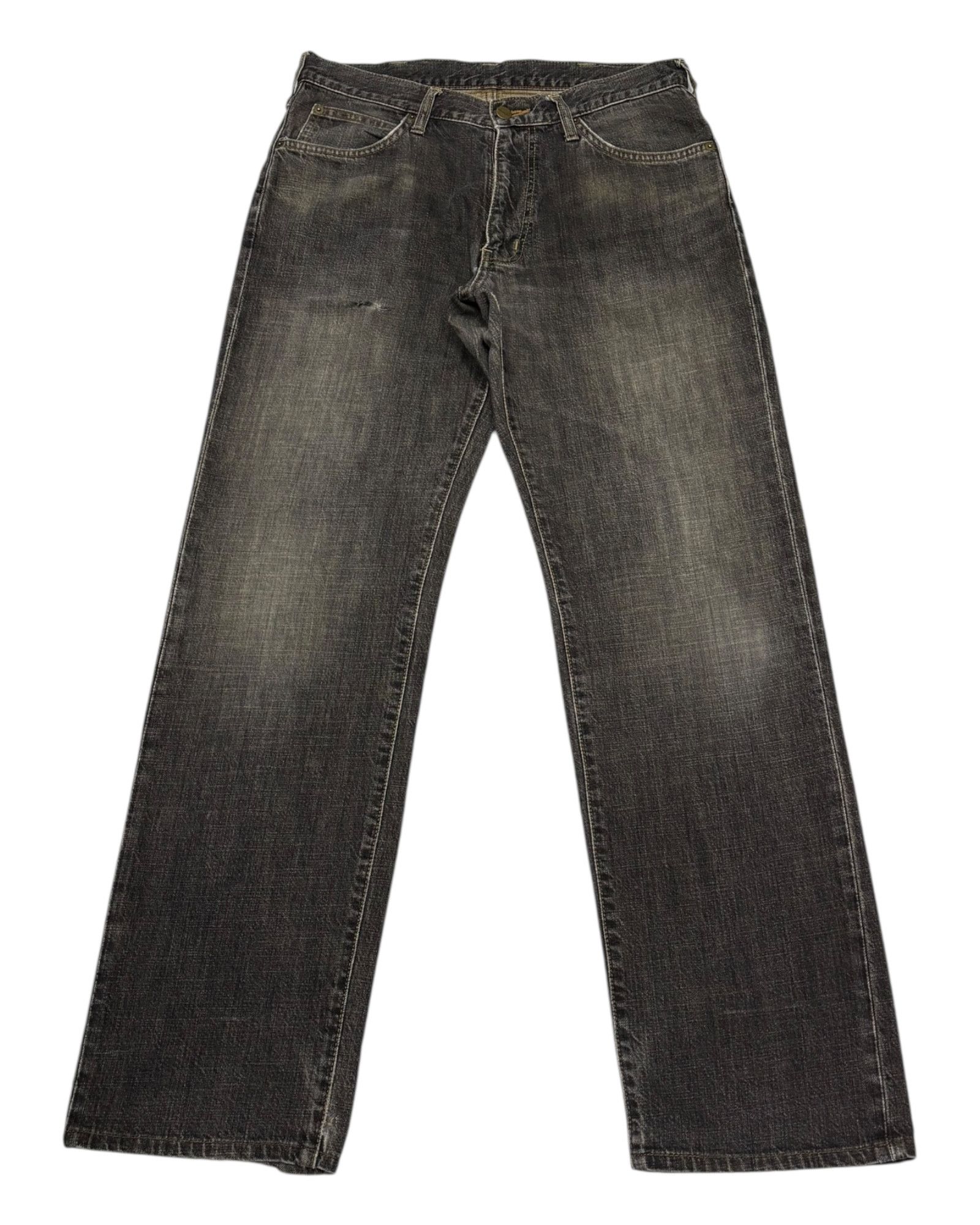 If Six Was Nine Vintage Wrangler Faded Black Loose Fit Jean Size US 32 / EU 48 - 1 Thumbnail