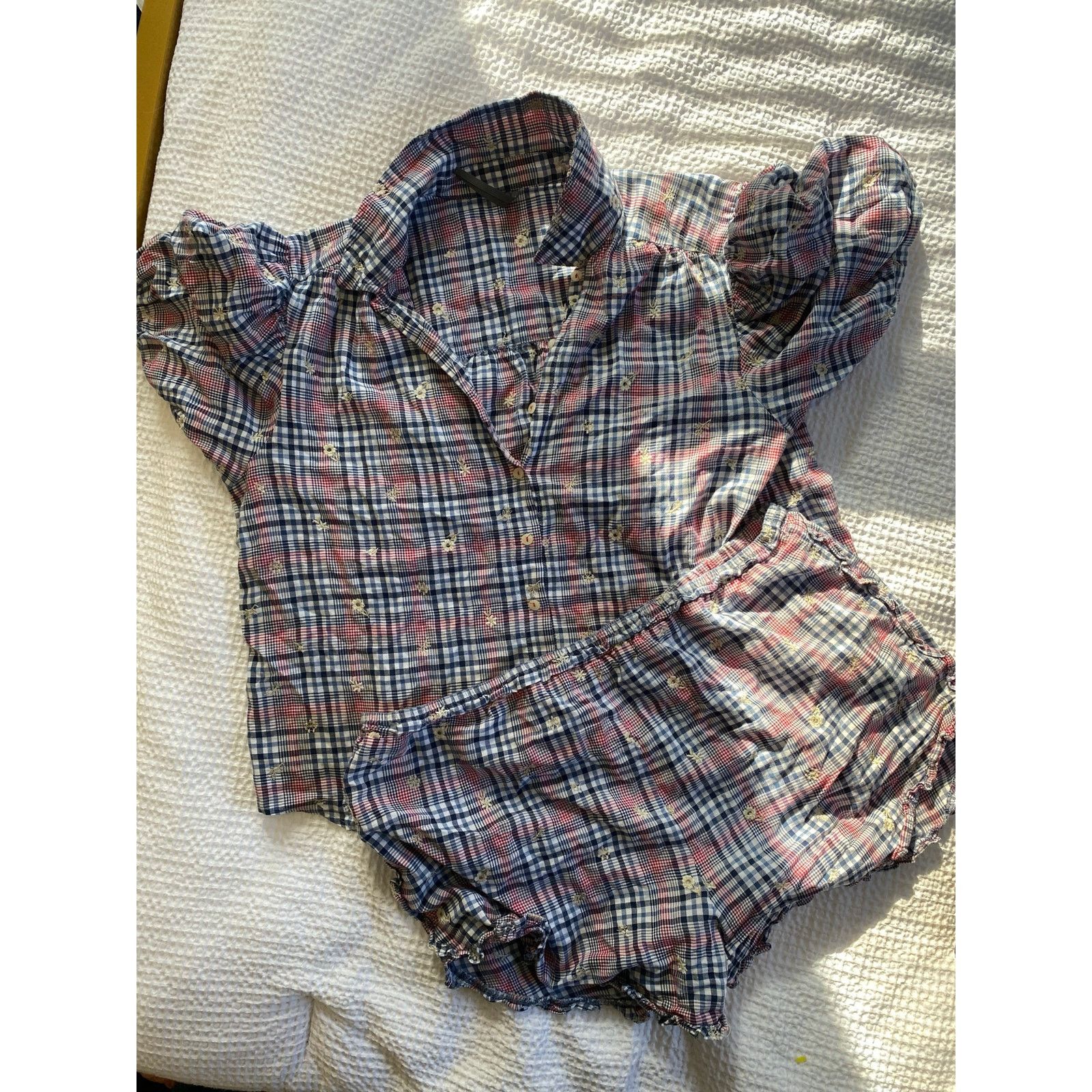 Anthropologie Anthropologie two piece matching pajama set women’s large Size ONE SIZE - 1 Thumbnail
