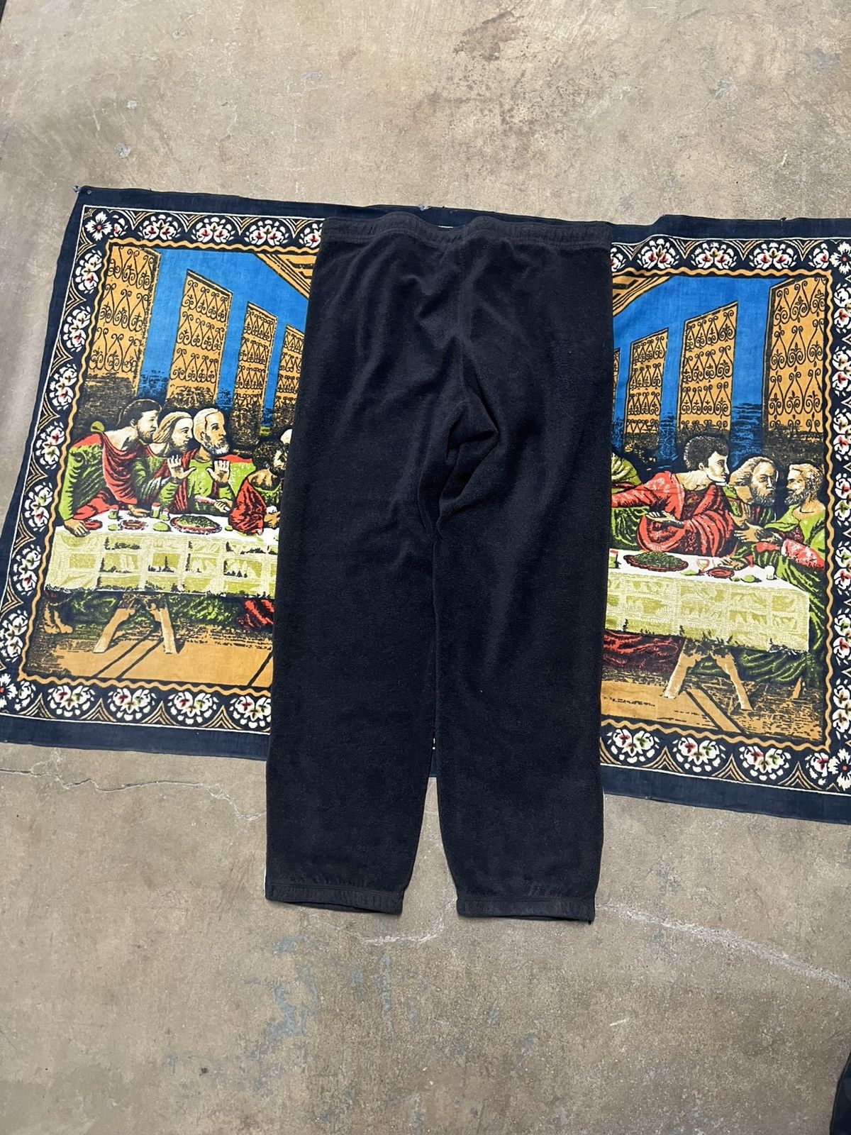 Nike Vintage Black Nike Track Pants size Large baggy fit Striped Size US 34 / EU 50 - 7 Thumbnail