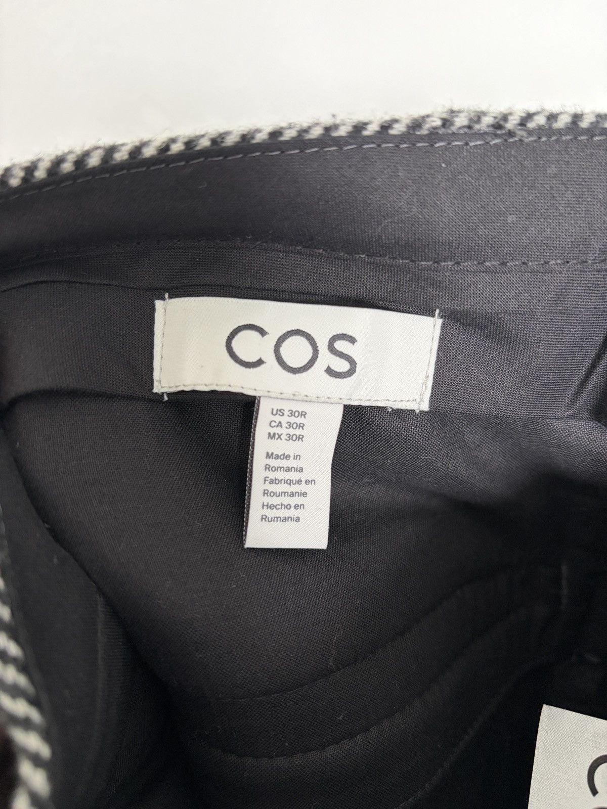 Cos COS Herringbone double breasted suit Size 34R - 4 Thumbnail
