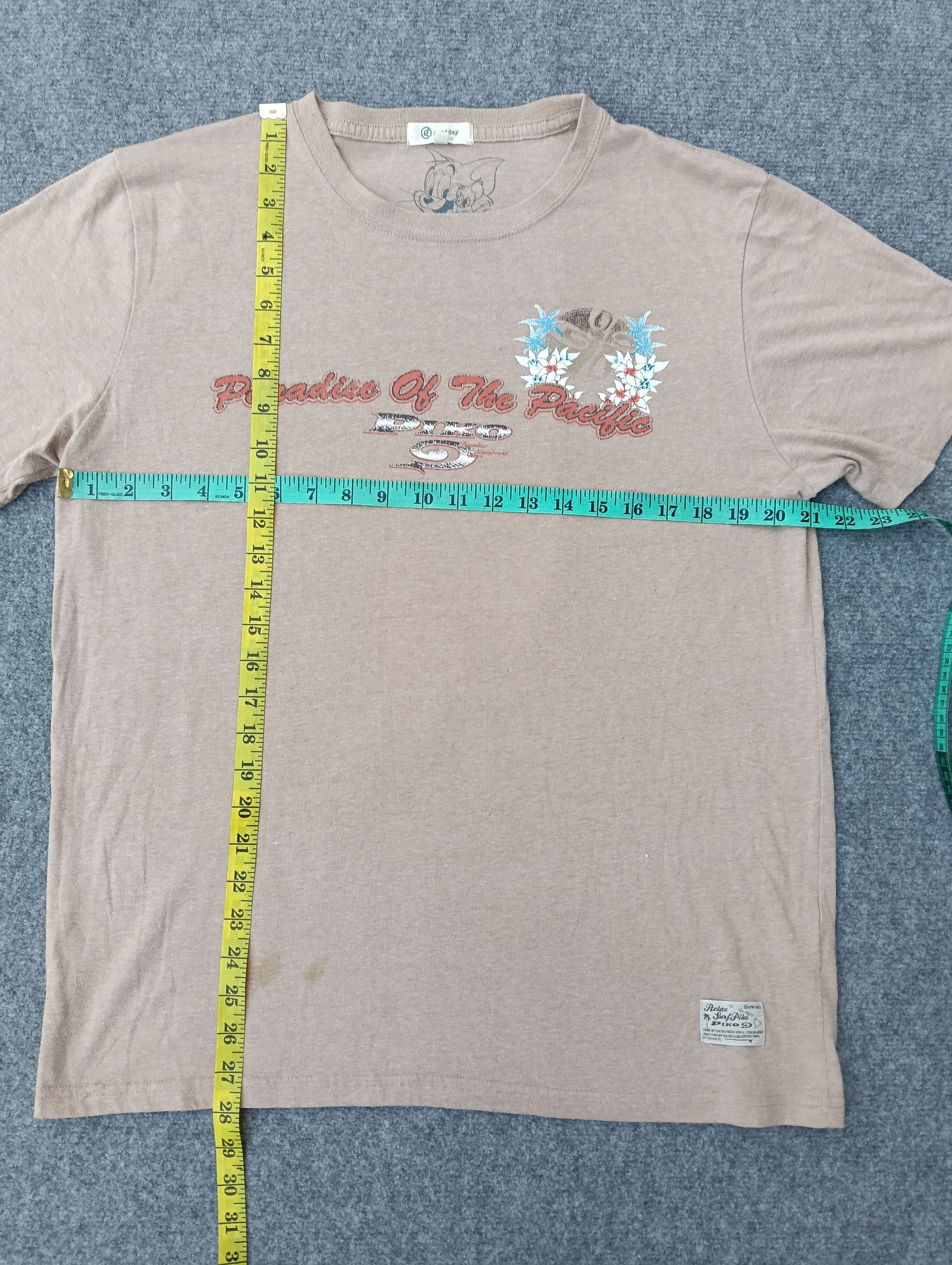 Cartoon Network Tom & Jerry X Hawaii piko Tshirt. Size US L / EU 52-54 / 3 - 6 Thumbnail