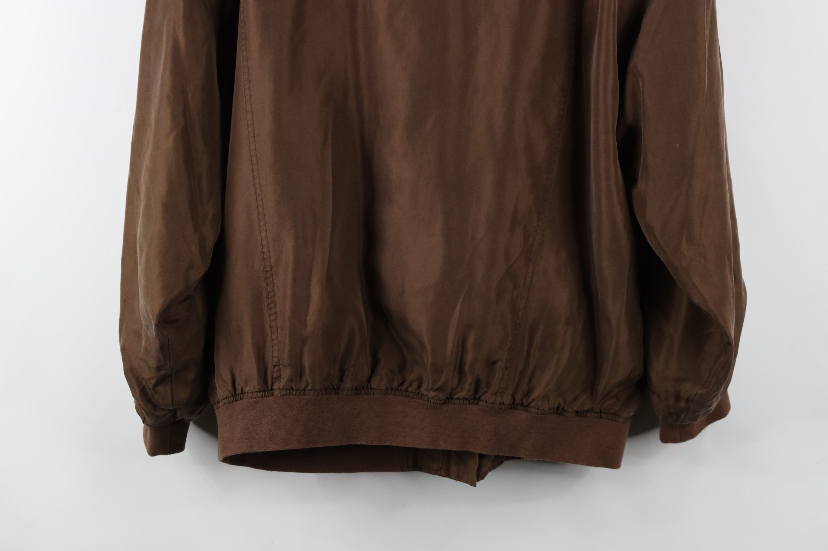 Vintage Vintage 90s Streetwear Cafe Racer Bomber Jacket Brown Size L / US 10 / IT 46 - 11 Thumbnail