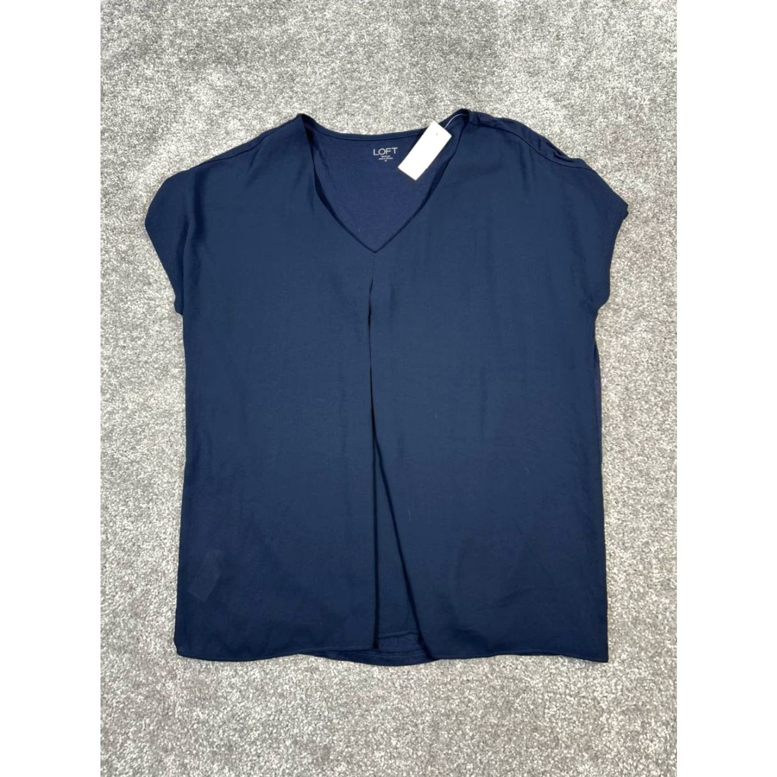 Loft Loft Blue Blouse Shirt Womens Medium M Color Blue Size M / US 6-8 / IT 42-44 - 2 Thumbnail