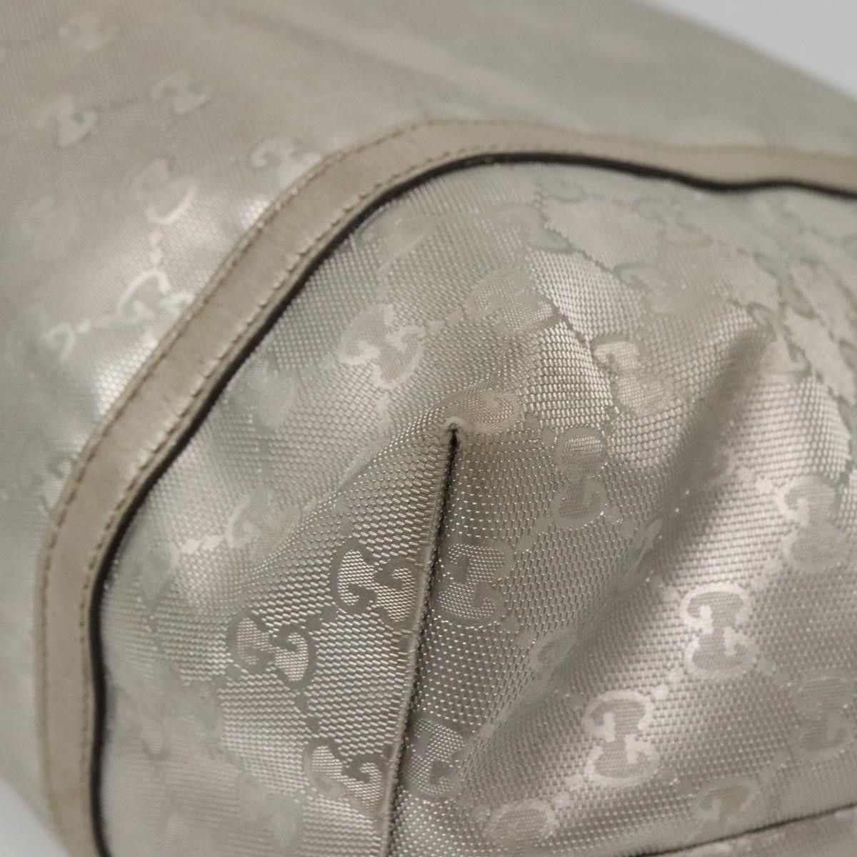 Gucci GUCCI GG Implementation Tote Bag Silver Size ONE SIZE - 12 Thumbnail