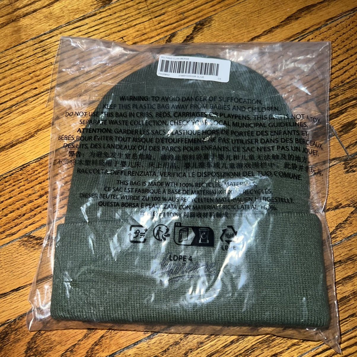 Supreme In-Hand Supreme Wu Tang Clan Beanie Olive Size: One Size Size ONE SIZE - 4 Thumbnail